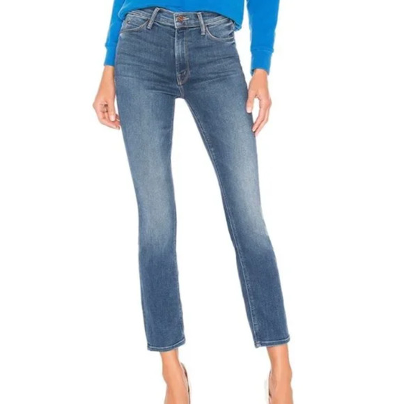 MOTHER Denim - Mother Mid-Rise Dazzler Ankle Jeans Satisfaction Guaranteed Women's Blue 27